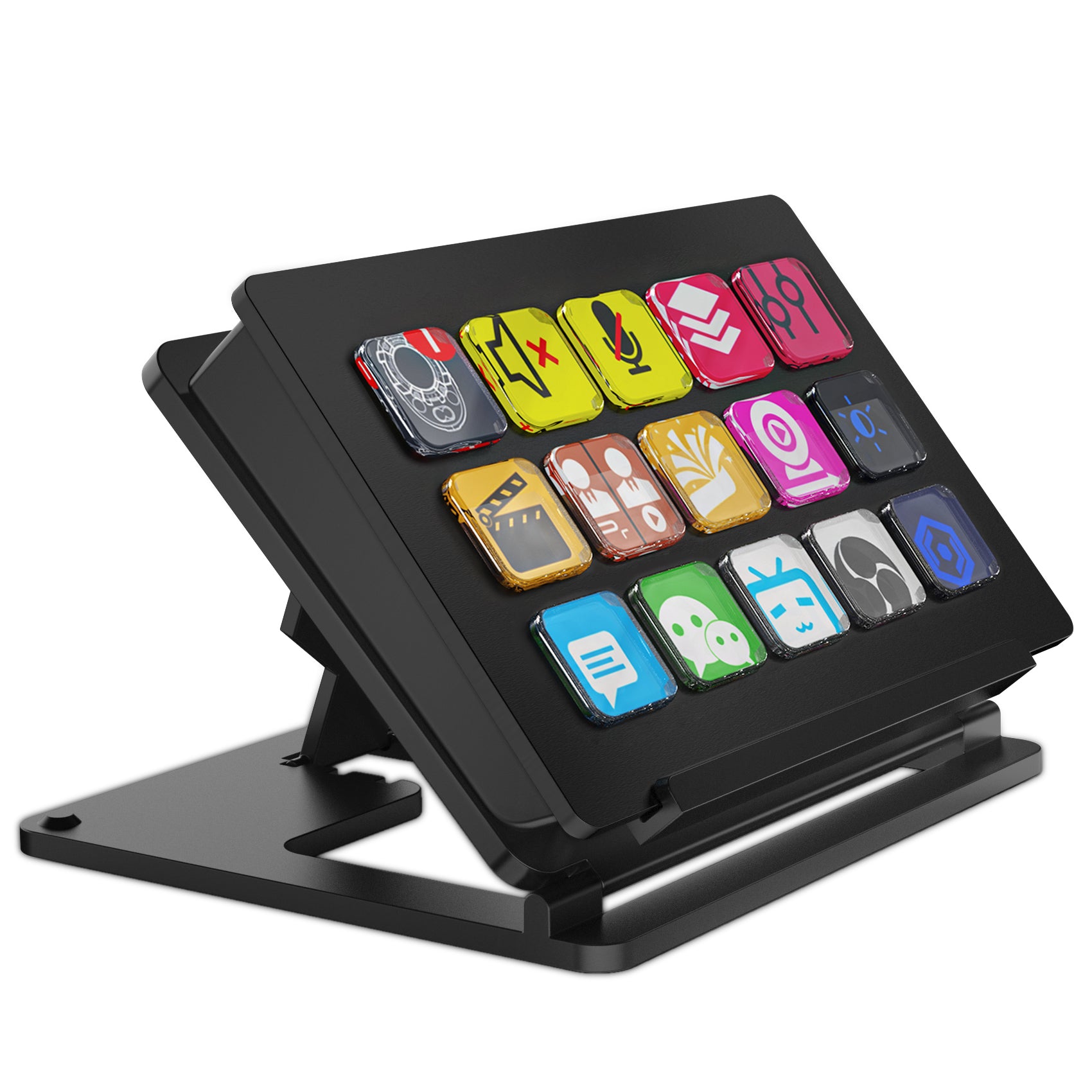 Stream Deck - Live Production Controller With 15 Customizable LCD Keys And Adjustable Stand, Trigger Actions In OBS Studio, Streamlabs, Twitch, Youtube And More, PC/Mac