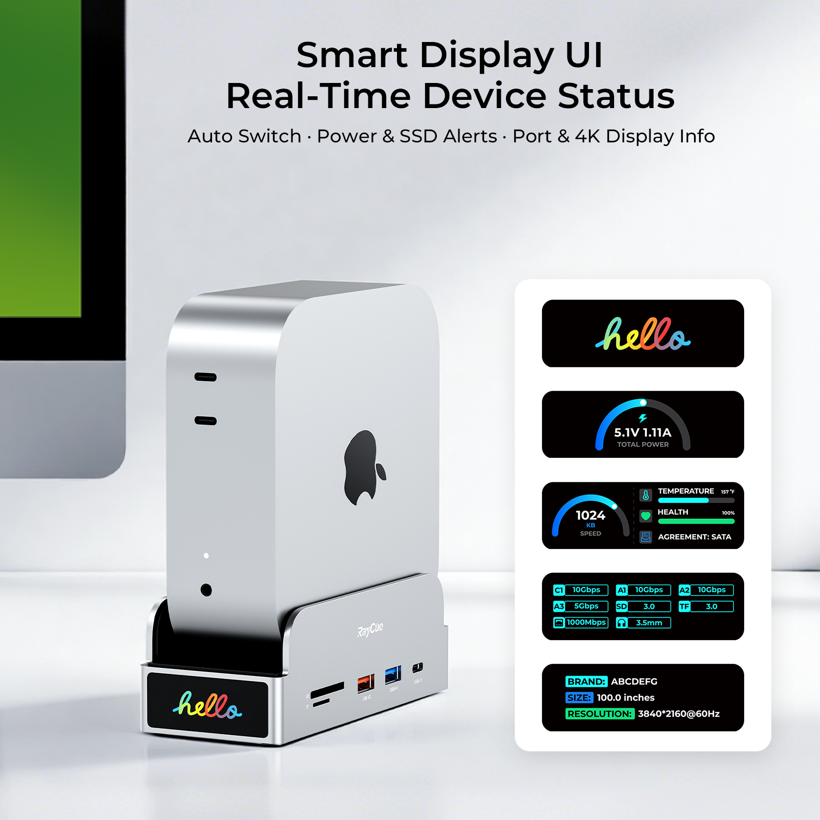 RayCue SmartDock Pro For Mac Mini