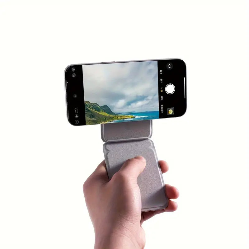 📱Premium Foldable Tripod Phone Stand – Wireless Charging & Adjustable Viewing Angles
