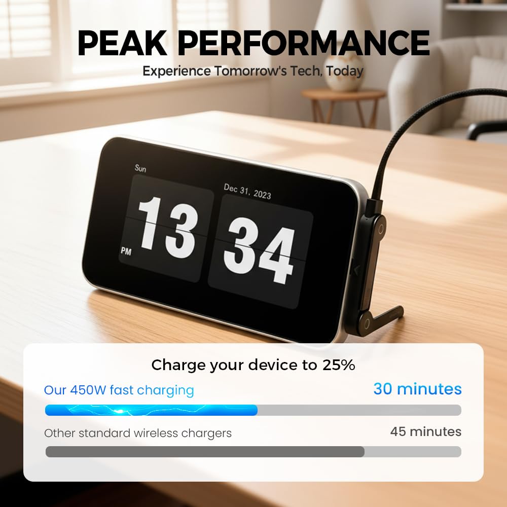 2 in 1 Charging Cable 240W with Type C Multi-Angle Adjustable Stand.Fast Charging Data Sync Cable for Smartphones. Tablets. Laptops. Gaming Devices