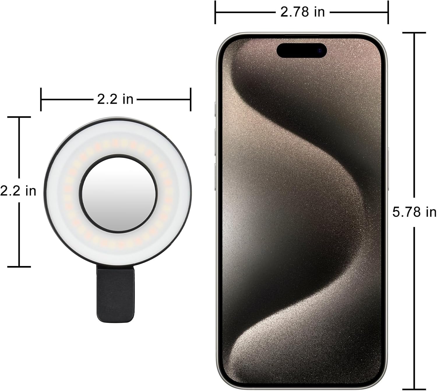 Magnetic Ring Light 4 Brightness Level for Webcam Light/Zoom Lighting/Video Conference/Selfie RayCue