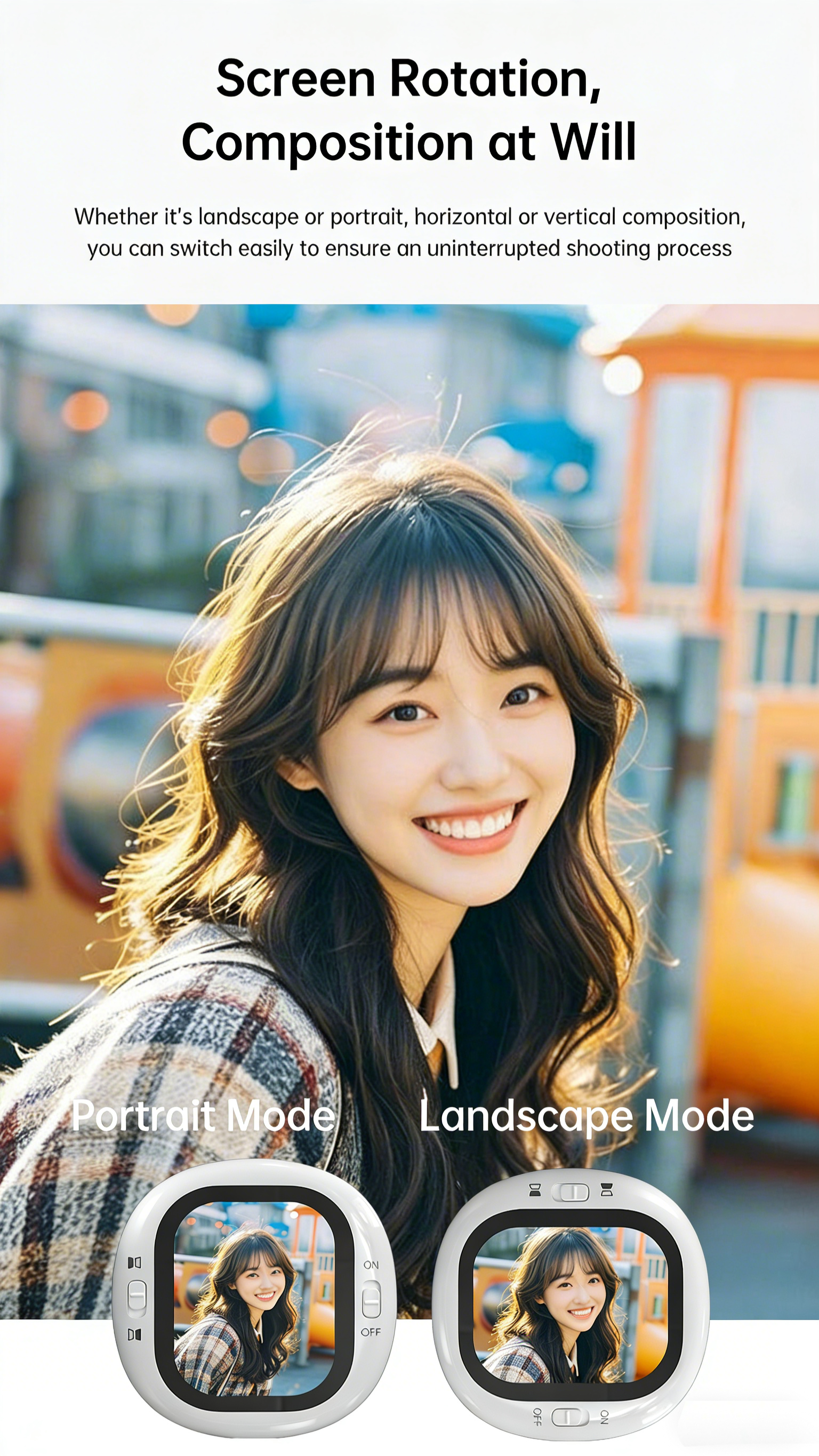 Magnetic Selfie Stick with Wireless Remote