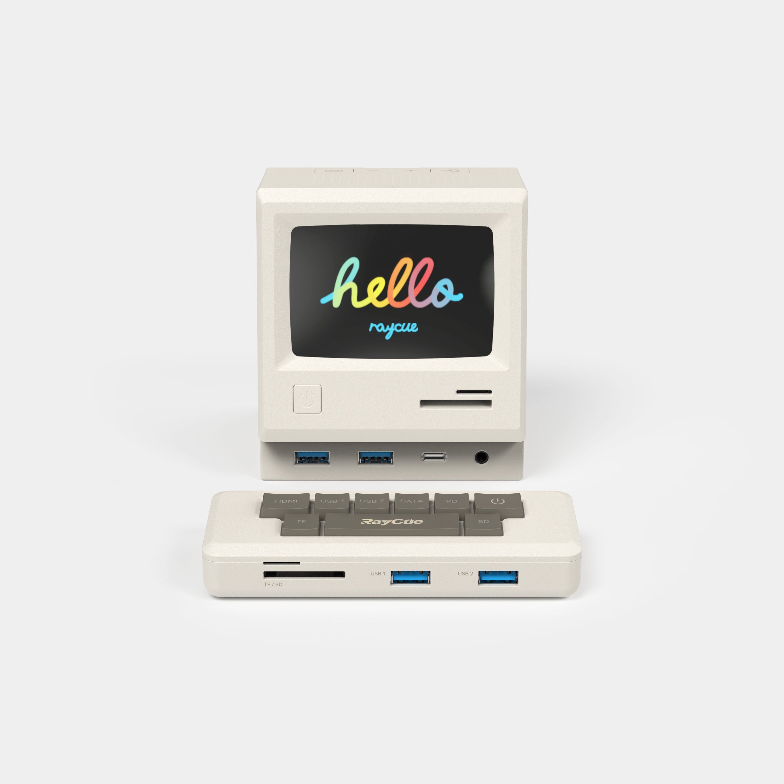RayCue 128K: Retro Style Multifunctional Dock w/ Display Live On Kickstarter