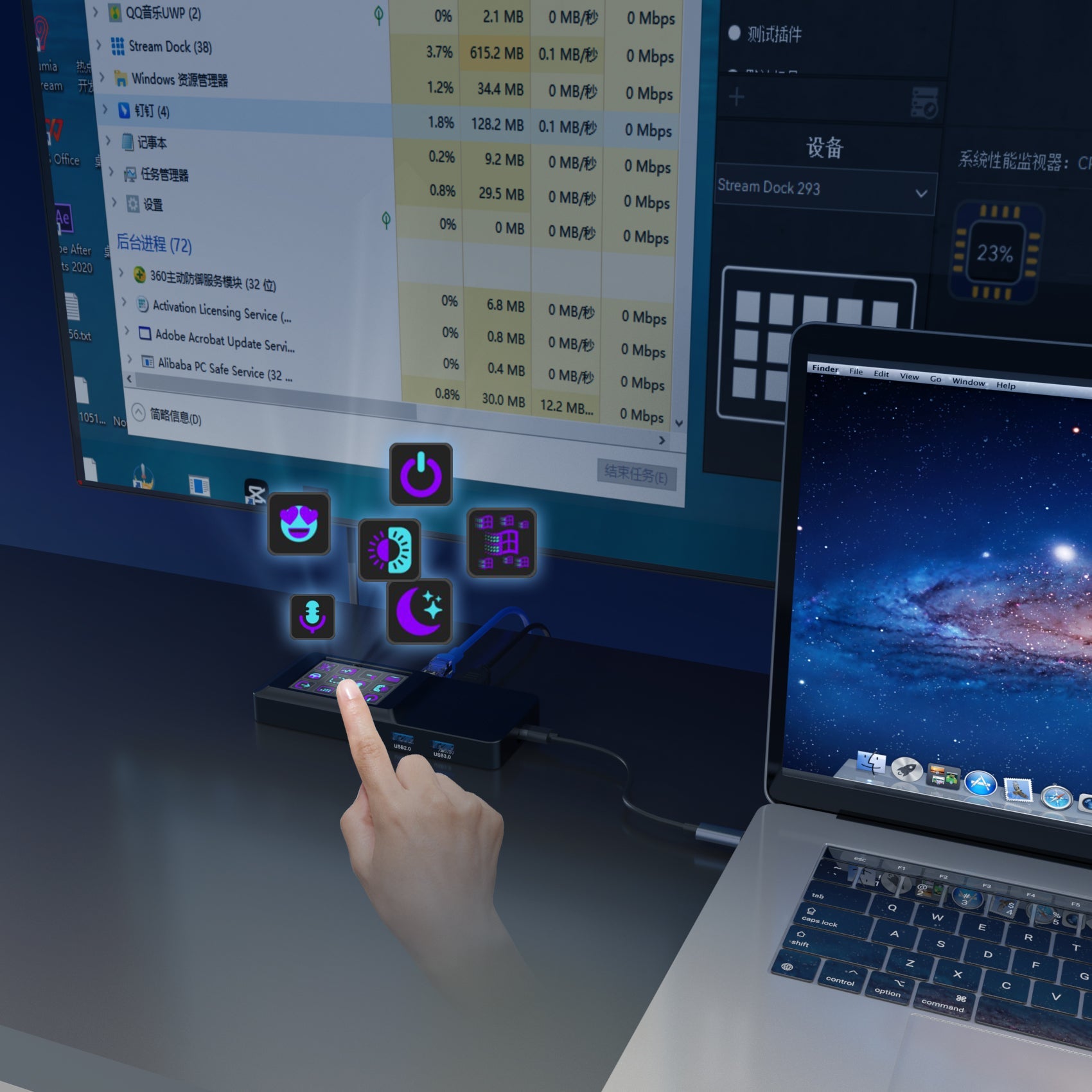 Docking Station&Stream Deck RayCue