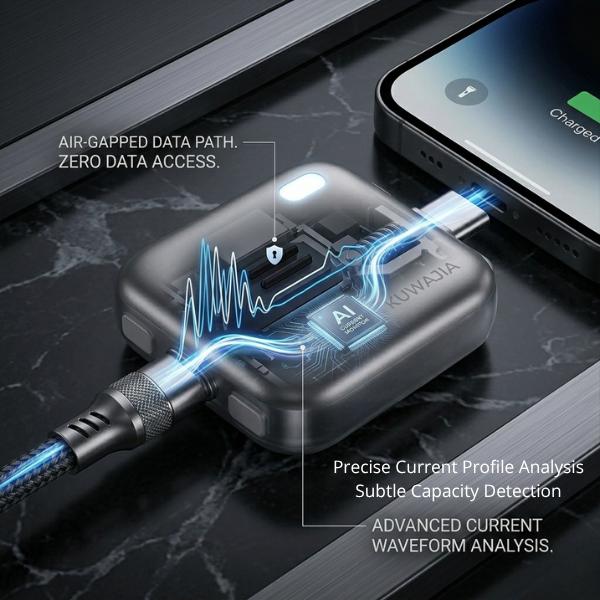 140W Smart Charger Protector Auto Cut Off When Fully Charged Overcharge Protection for Phones, Laptops & Tablets