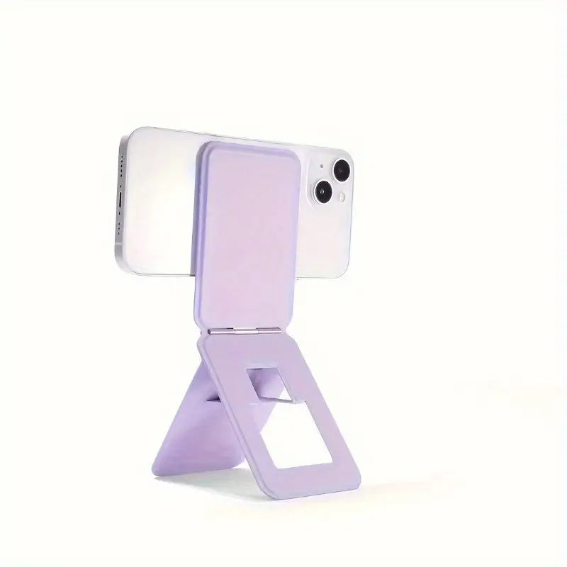 📱Premium Foldable Tripod Phone Stand – Wireless Charging & Adjustable Viewing Angles