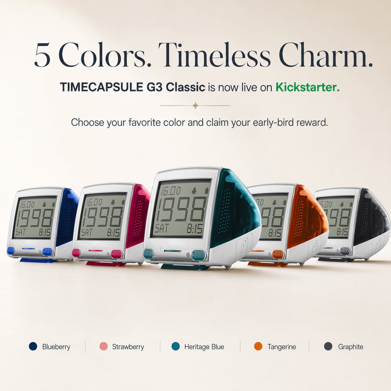 TIMECAPSULE G3: A Tiny AI Time Machine for Your Desk — Pre-Order