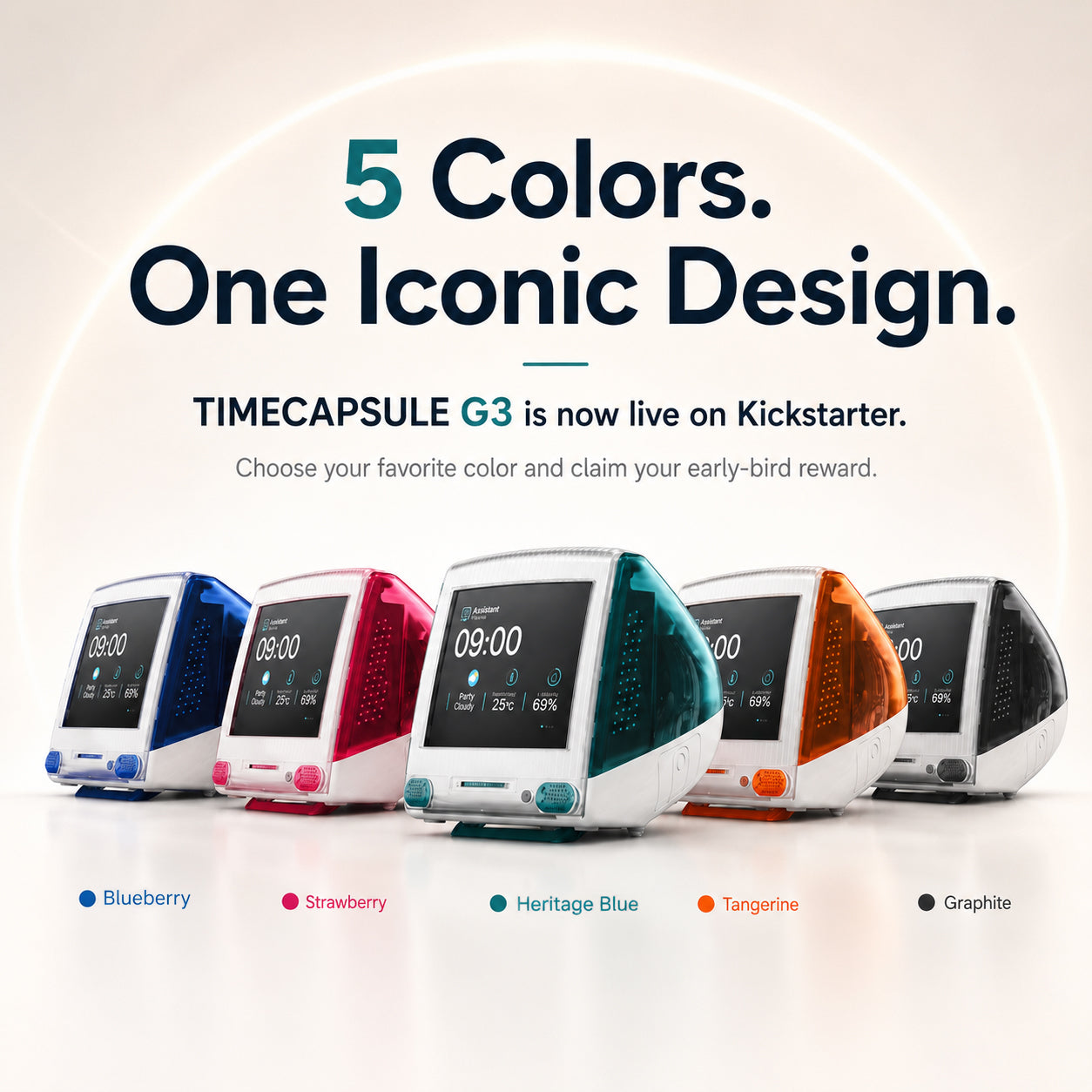 TIMECAPSULE G3: A Tiny AI Time Machine for Your Desk — Pre-Order