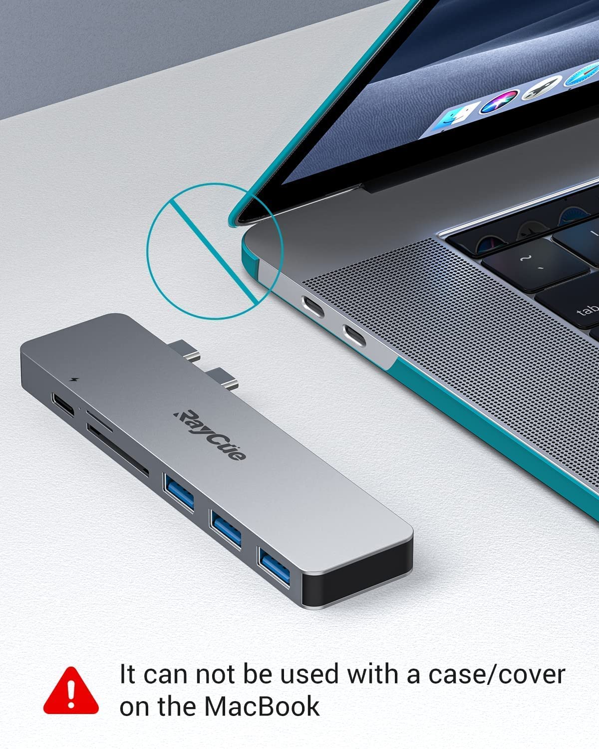 Raycue 7-in-2 USB C Adapters for MacBook Pro