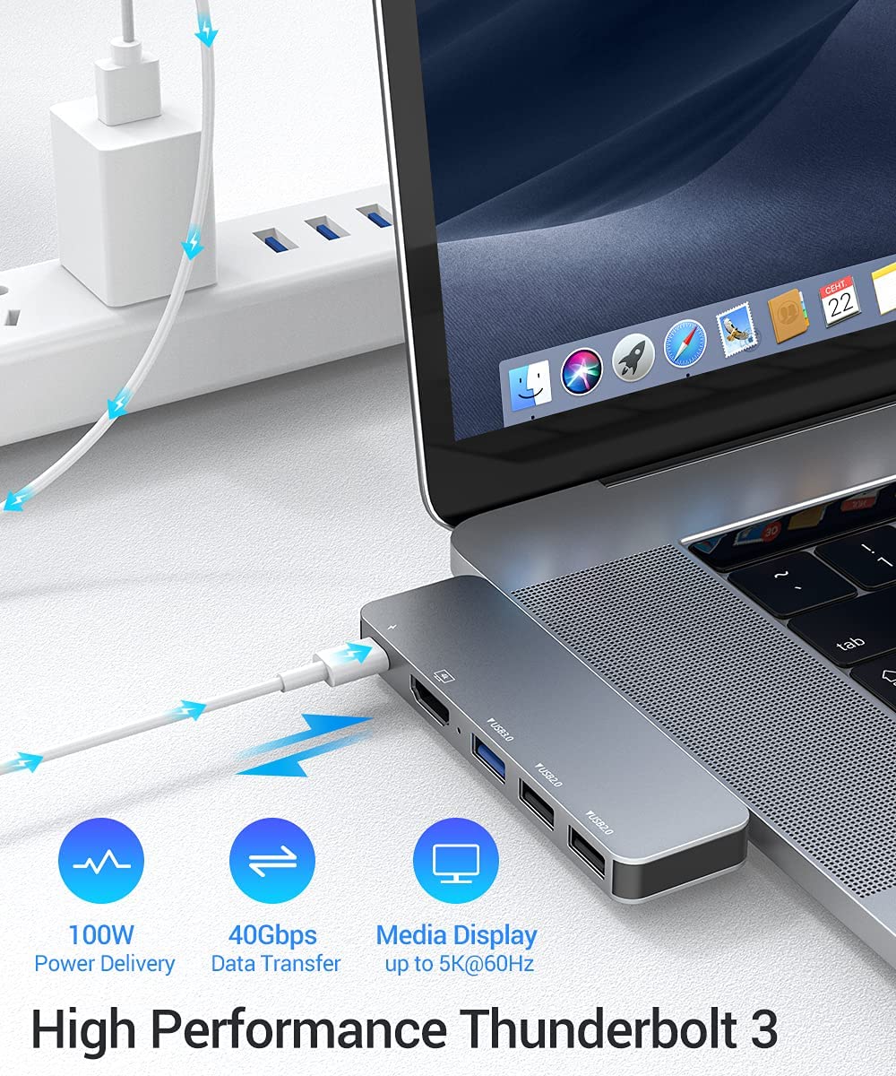 Raycue USB C Adapter for MacBook Pro