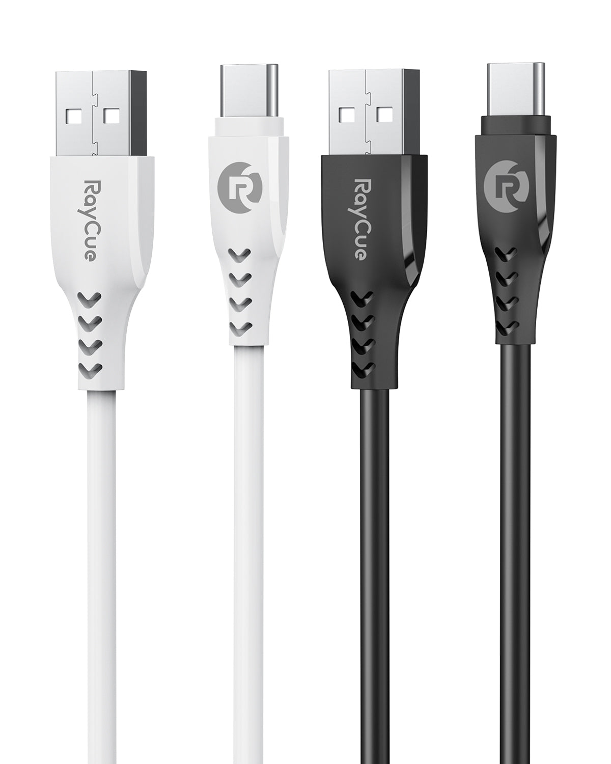 RayCue BlitzLink Flexo 1.2M PVC USB-A to C Cable for Smartphones and Tablets