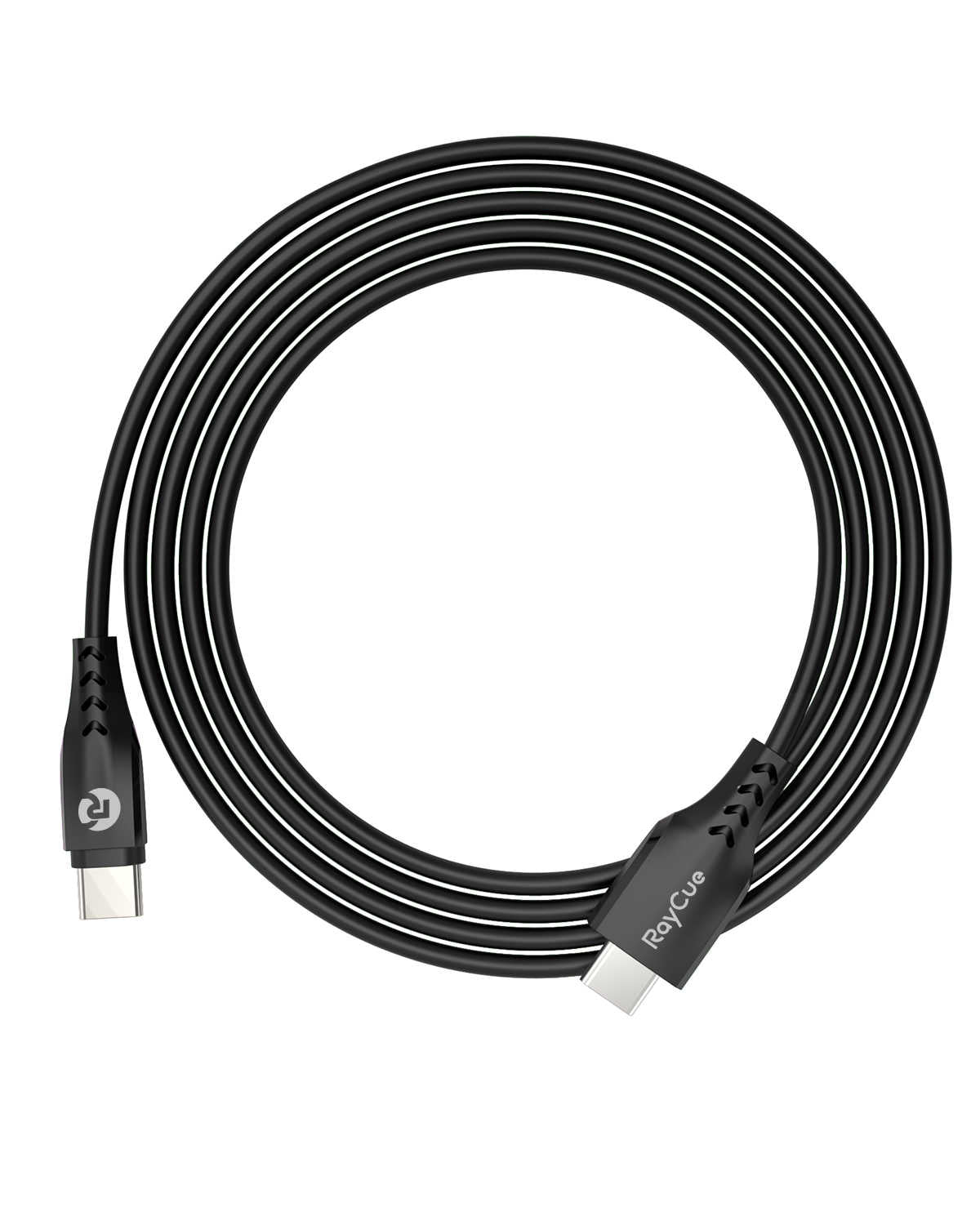 RayCue BlitzLink Flexo 1.2M PVC USB-C to C Cable for Smartphones and Tablets
