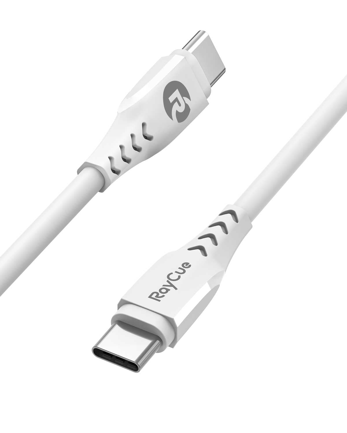 RayCue BlitzLink Flexo 1.2M PVC USB-C to C Cable for Smartphones and Tablets