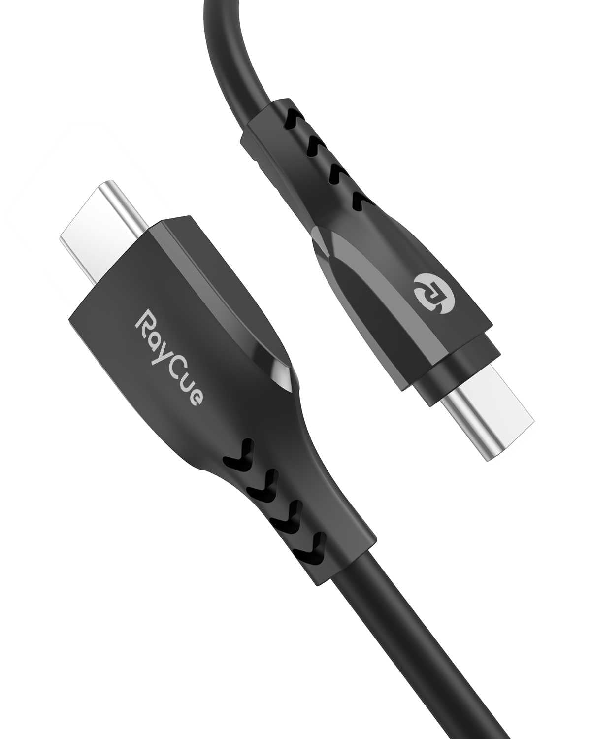 RayCue BlitzLink Flexo 1.2M PVC USB-C to C Cable for Smartphones and Tablets