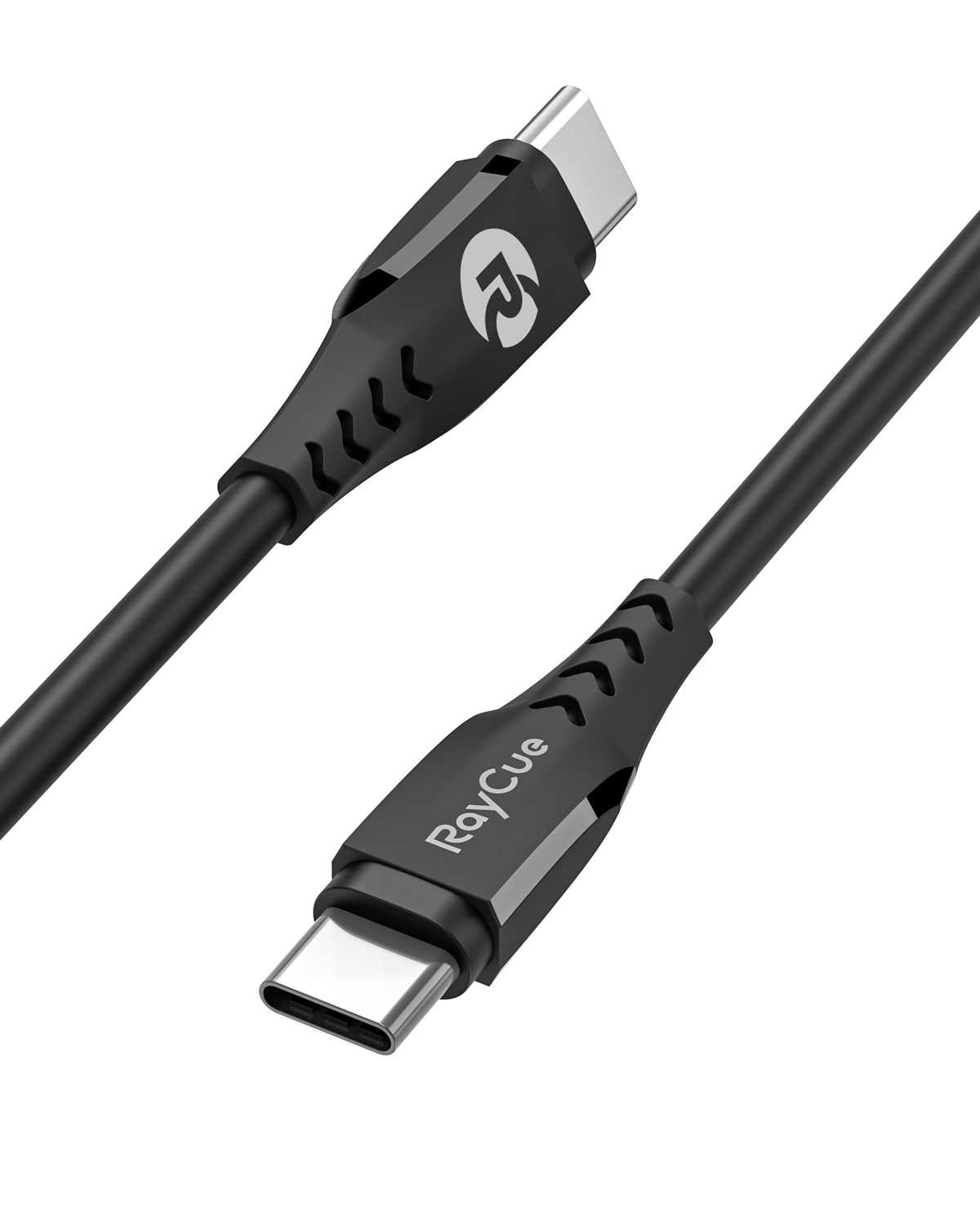 RayCue BlitzLink Flexo 1.2M PVC USB-C to C Cable for Smartphones and Tablets