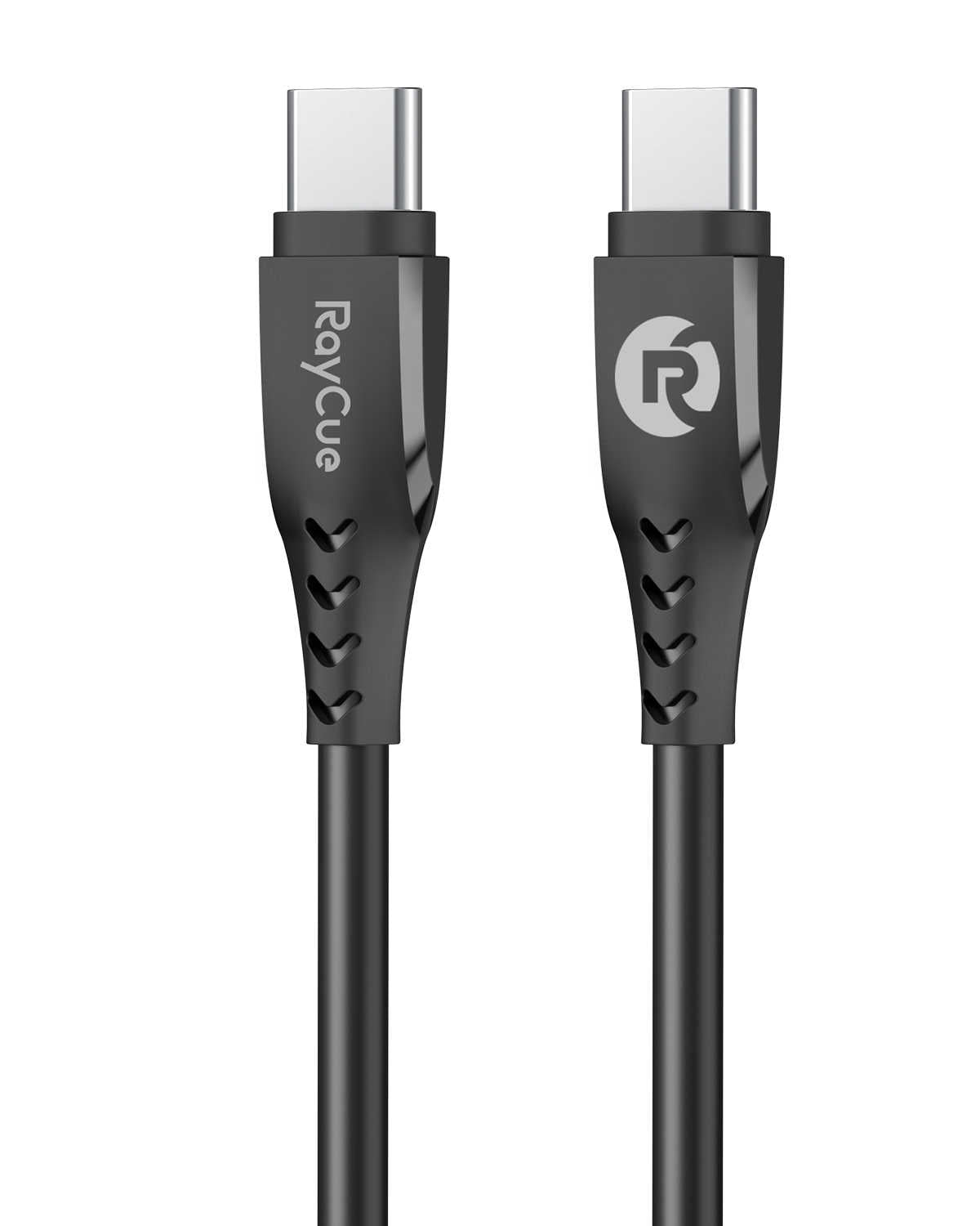 RayCue BlitzLink Flexo 1.2M PVC USB-C to C Cable for Smartphones and Tablets