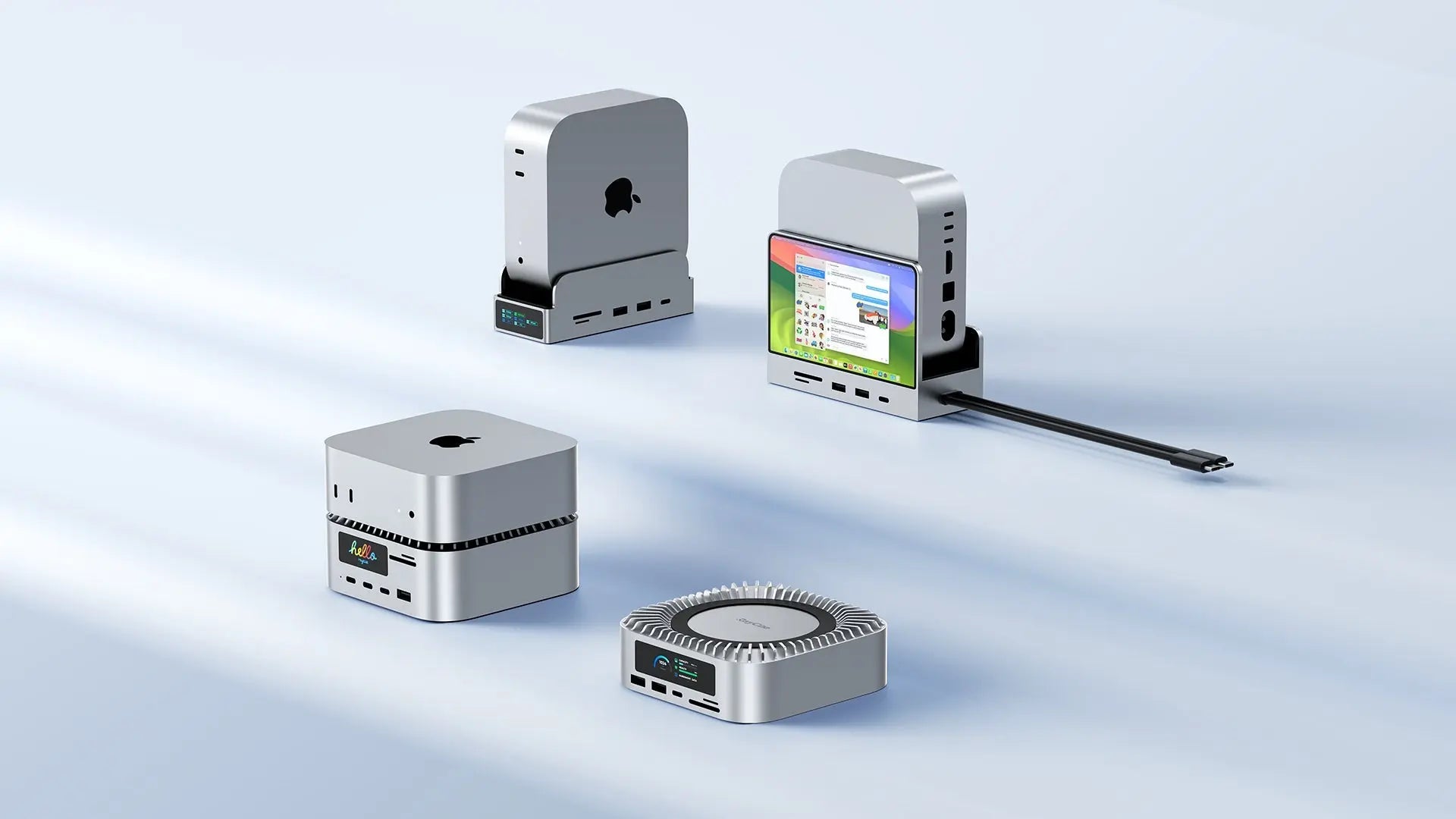 Mac Mini/Mac Studio Hub & Stand