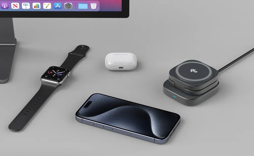3-in-1 Qi2 Magnetic Wireless Charger