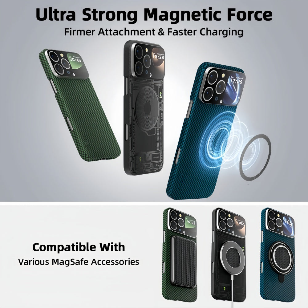 Global Limited Magenetic Future-Tech Smart Case  for iPhone 16 Pro Max
