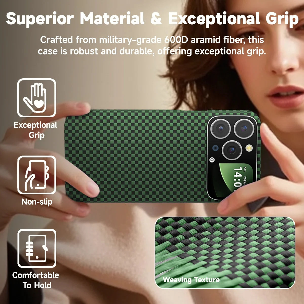 Global Limited Magenetic Future-Tech Smart Case  for iPhone 16 Pro Max