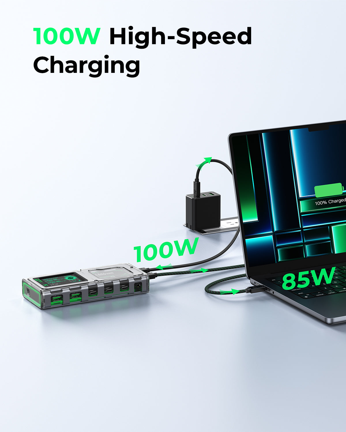 CyberAxon D3: 13-in-1 Multifunctional Stream Control Dock — Just like a Stream Deck — but built into a powerful dock!