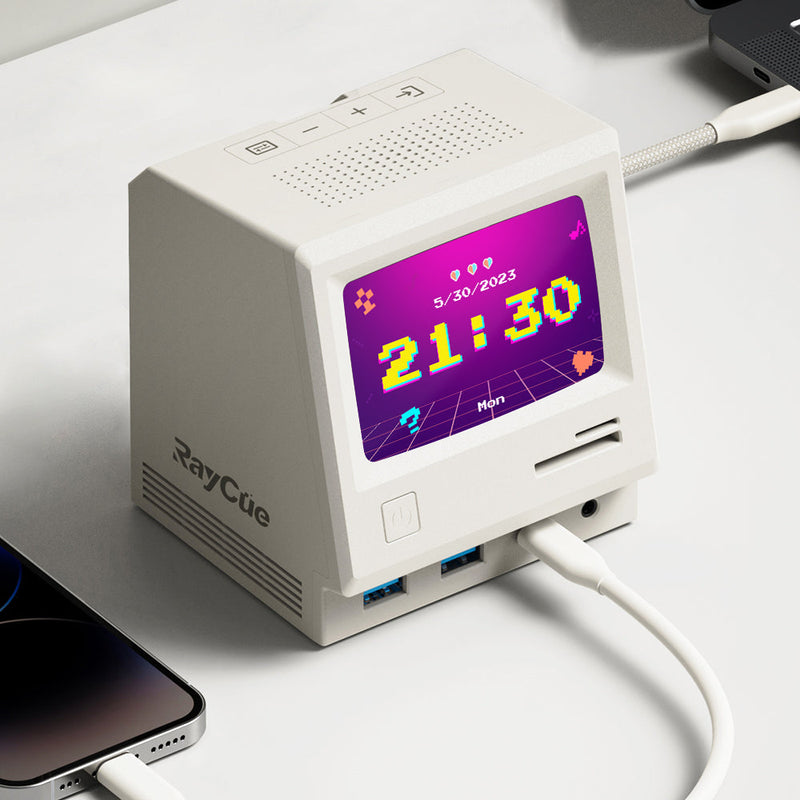 Raycue Display RayCue 128K: Retro Style Multifunctional Dock w/ Display