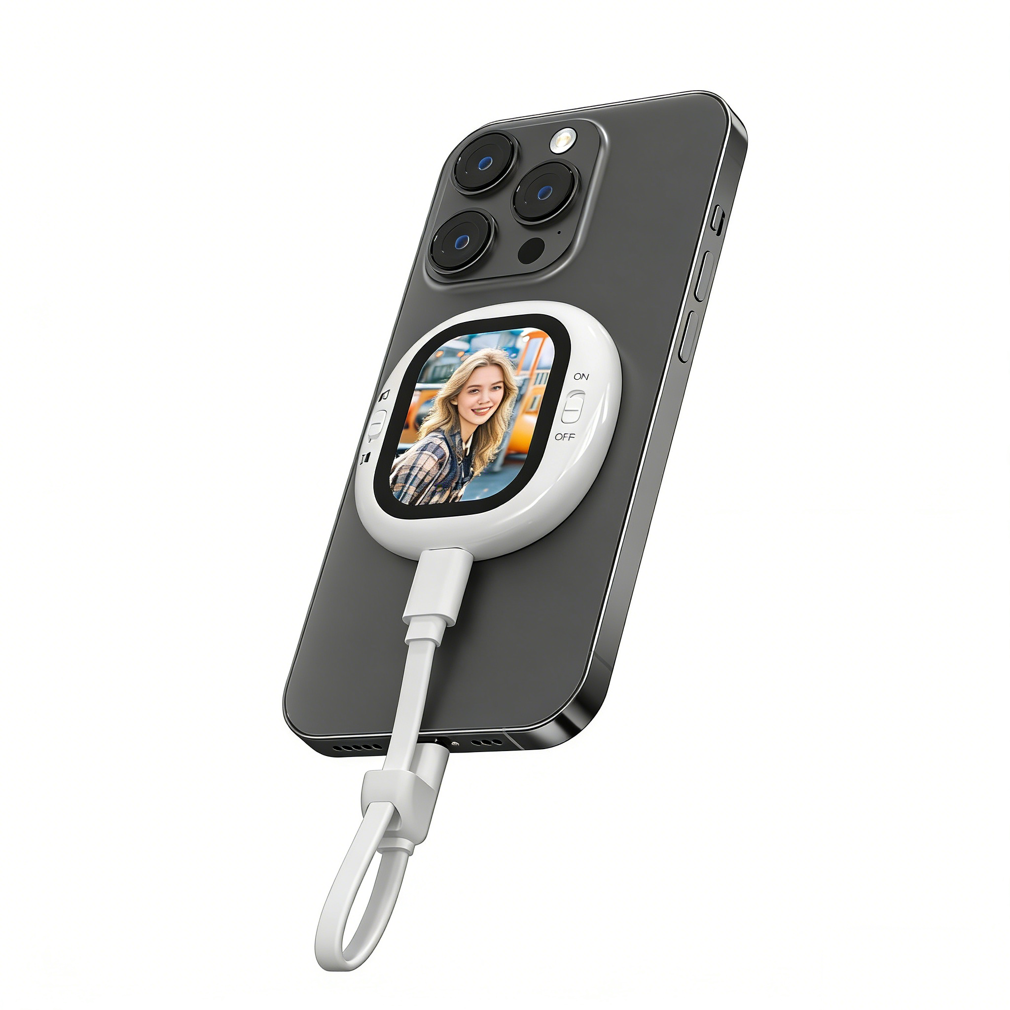 Magnetic Selfie Stick with Wireless Remote