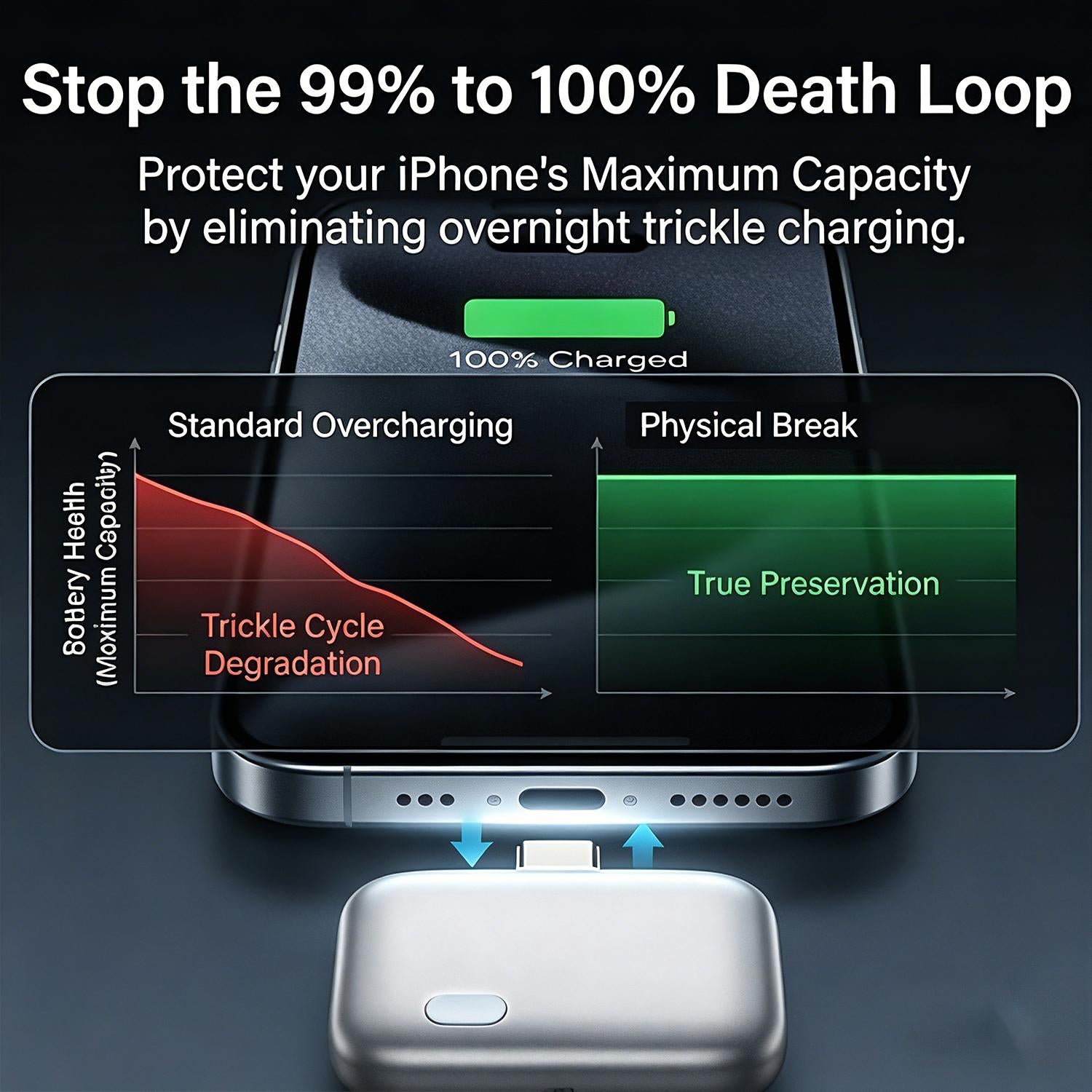 140W Smart Charger Protector Auto Cut Off When Fully Charged Overcharge Protection for Phones, Laptops & Tablets
