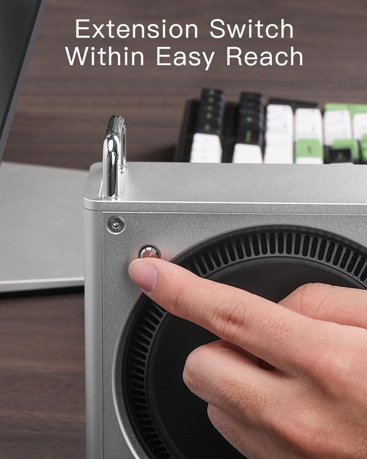 RAYCUE Mac Pro Vibe in Mac Mini Size Mac Pro Case for Mac Mini M4 Pro
