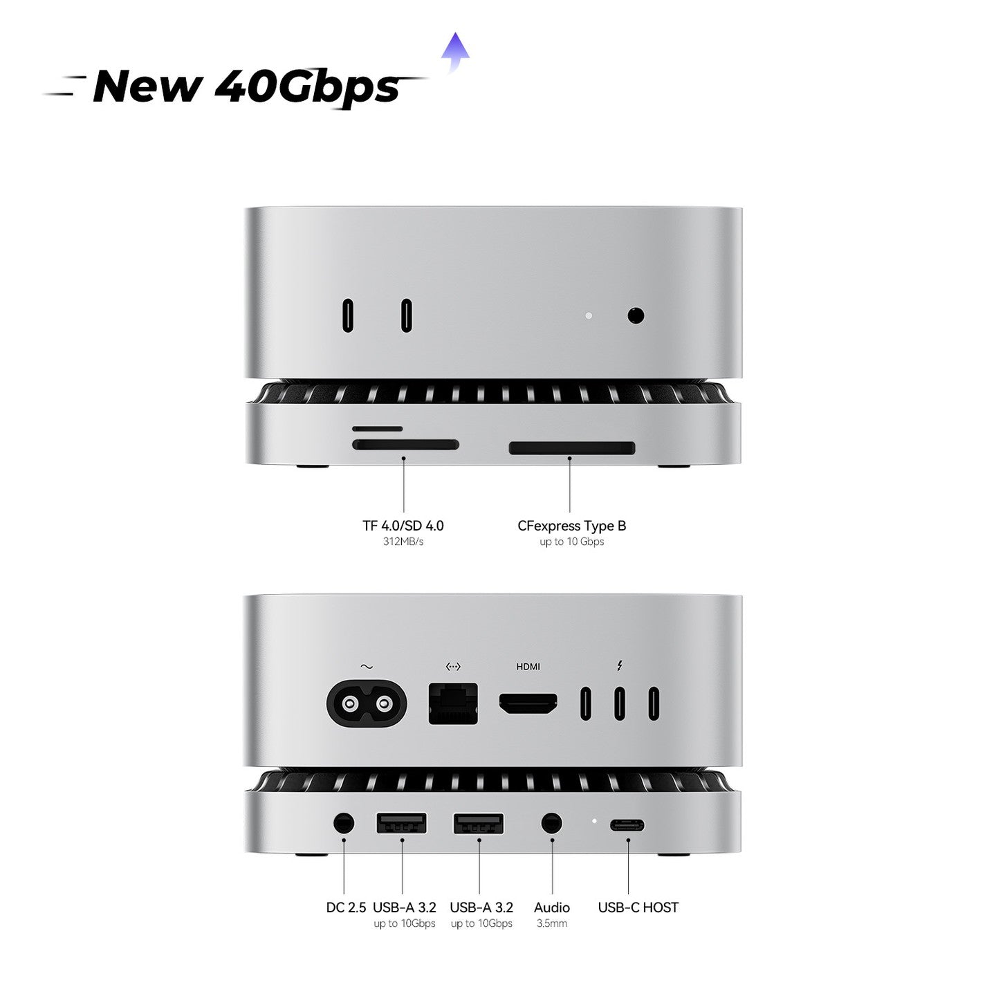 新品 Mac Mini M4 対応ハブ M.2 NVMe SSD ケース付き Amazon.com: Hagibis 40Gbps M.2 NVMe SSD Enclosure for Mac mini M4
