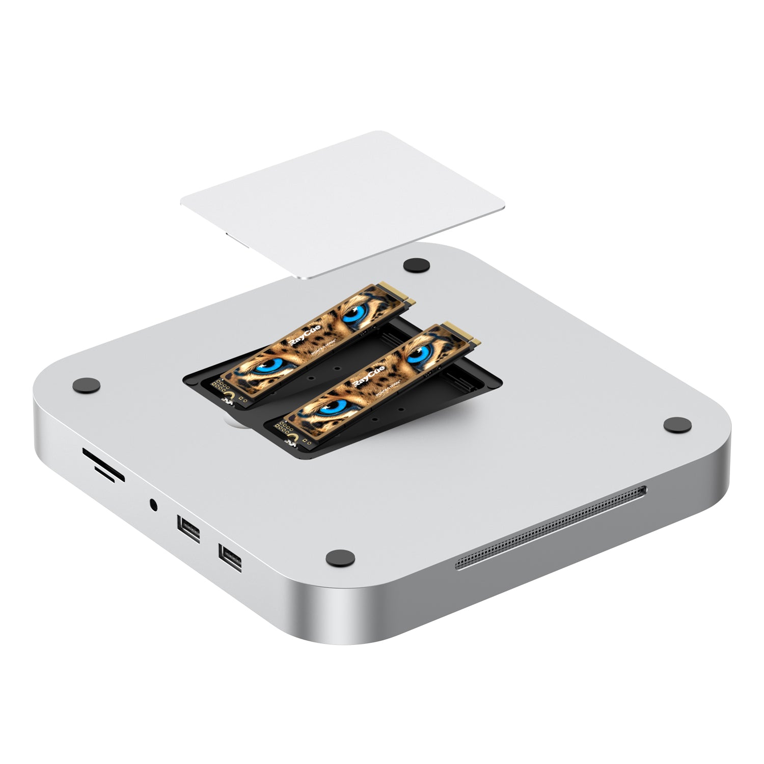 RayCue 10-in-1 80Gbps Dock For Mac Studio (M4 Max or M3 Ultra) Pre-Order （Ships on October 20th, 2025）
