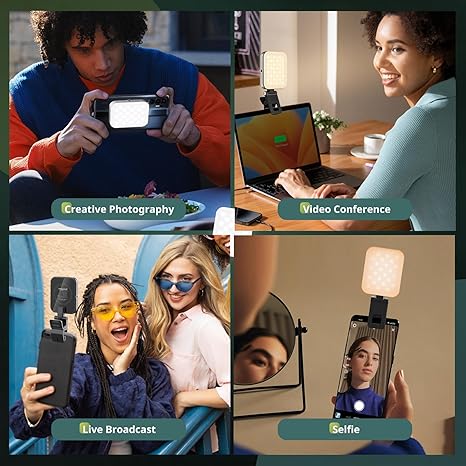 Magnetic Ring Light 4 Brightness Level for Webcam Light/Zoom Lighting/Video Conference/Selfie