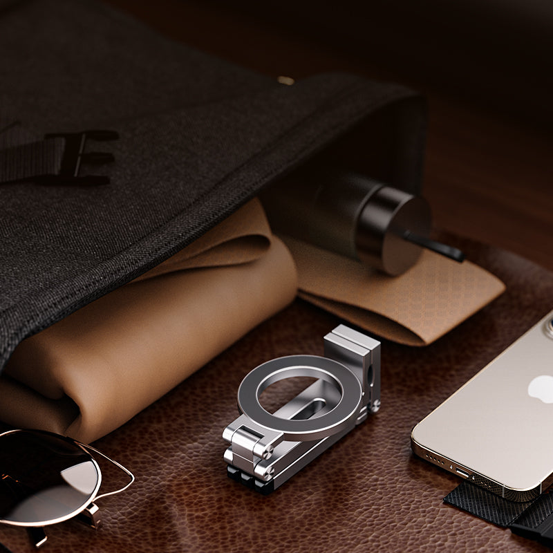 New MagSafe Magnetic Folding Stand | Portable Desktop & Car Multi-Purpose Stand