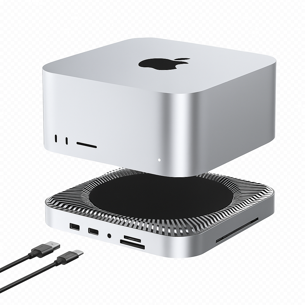 RayCue 10-in-1 80Gbps Dock for Mac Studio (M4 Max / M3 Ultra) & Mac mini (M1/M2) | Pre-Order (Ships October 20, 2025)