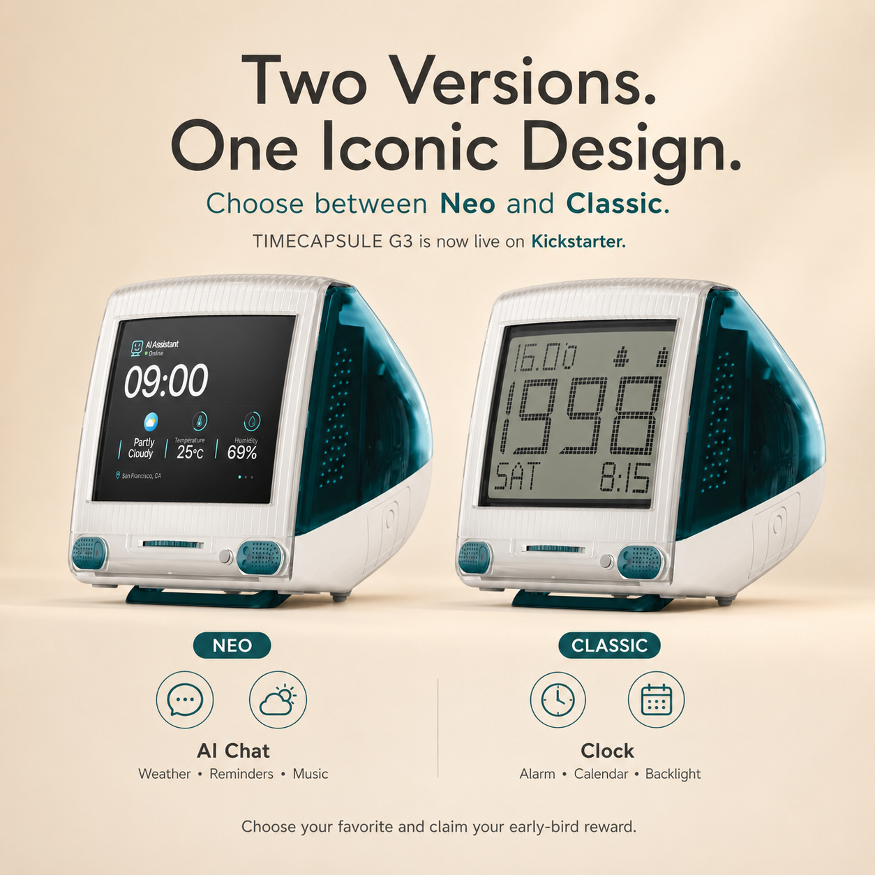 TIMECAPSULE G3: A Tiny AI Time Machine for Your Desk — Pre-Order