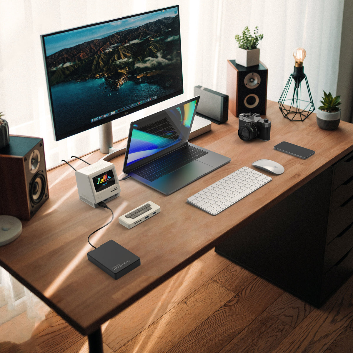 Raycue Display RayCue 128K: Retro Style Multifunctional Dock w/ Display