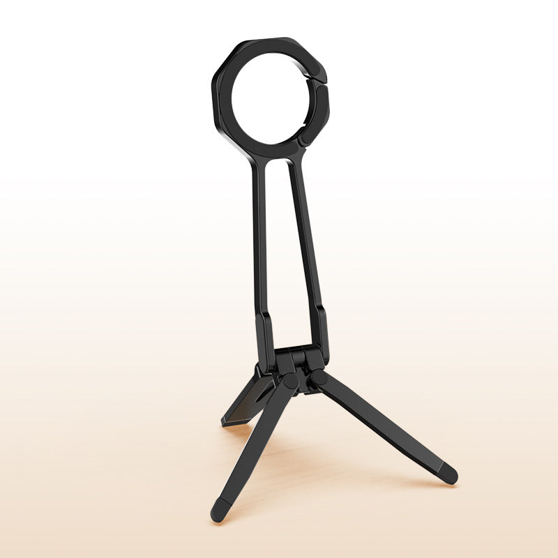 Foldable Magnetic Phone Tripod for iPhone. Mini Tripod Pocket Cell Phone Stand Smartphone Desk Stand. Portable Magnetic Phone Stand with iPhone 16 15 14 13 12