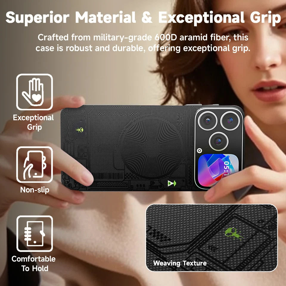 Global Limited Magenetic Future-Tech Smart Case  for iPhone 16 Pro Max