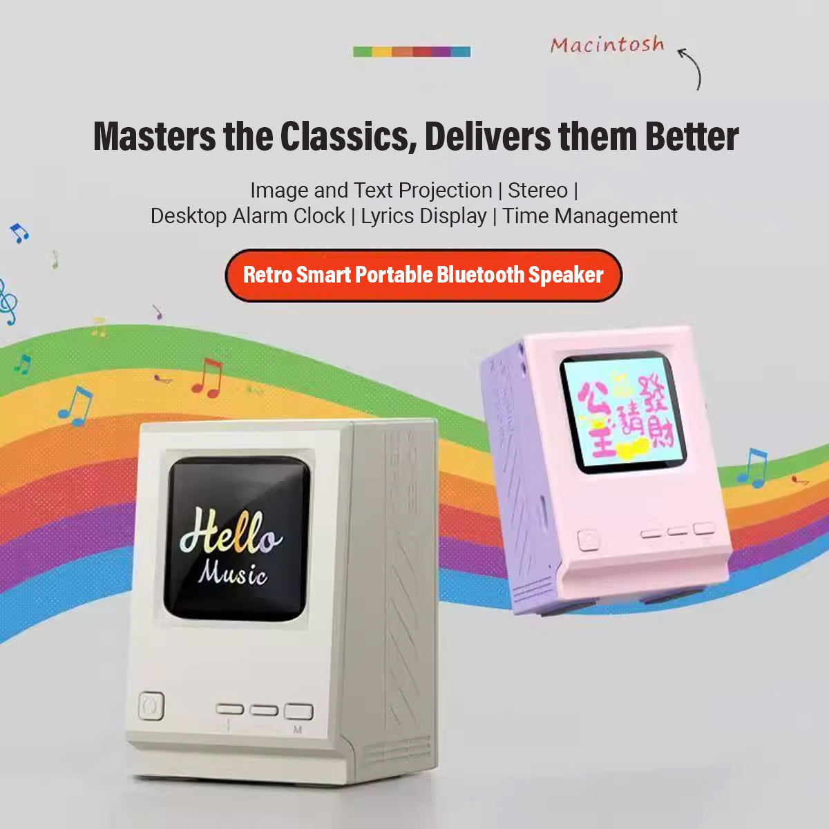 Selection C11 Retro Computer Lyrics Wireless Speaker