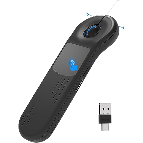 Air Mouse Presenter Wireless Touchpad Remote for Slides, Apps & More