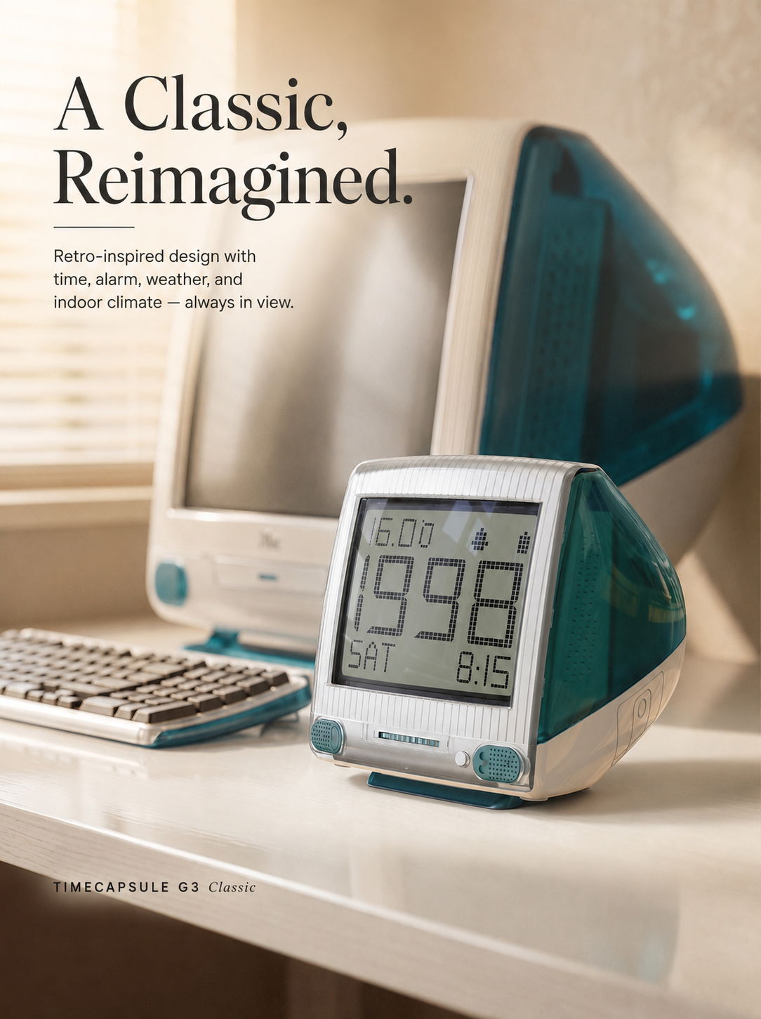 TIMECAPSULE G3: A Tiny AI Time Machine for Your Desk — Pre-Order