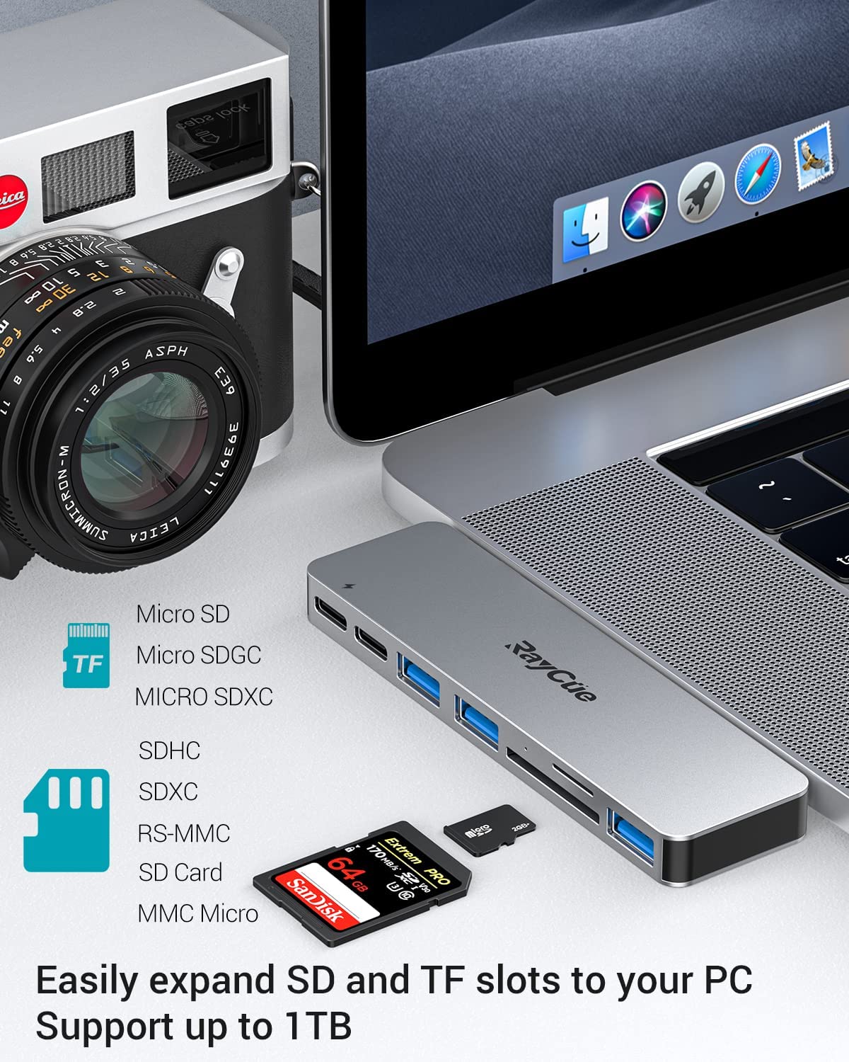 Raycue 7-in-1 MacBook Pro/Air M1 USB Accessories
