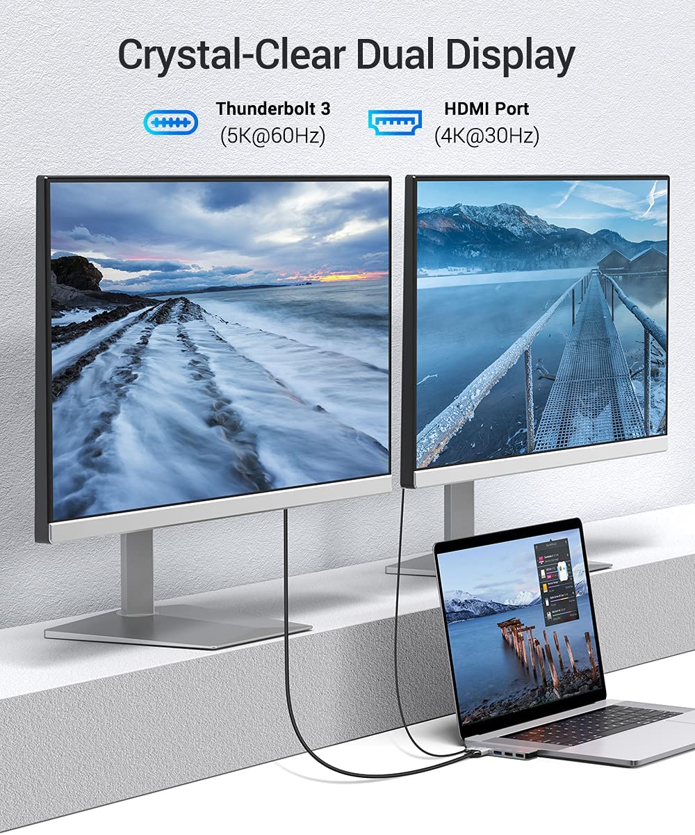 Raycue USB C Adapter for MacBook Pro