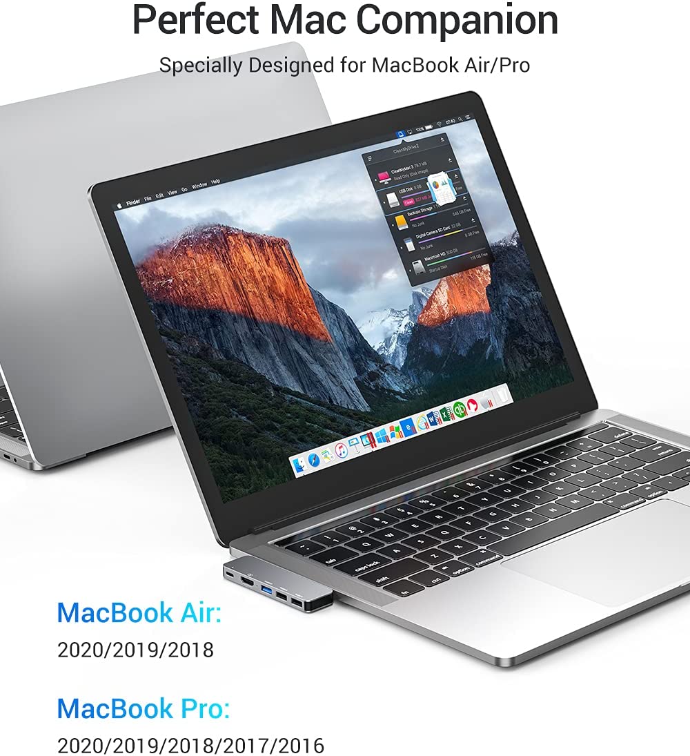 Hub usb cadaptateur pour macbook air m1 macbook pro2020 2019 2018