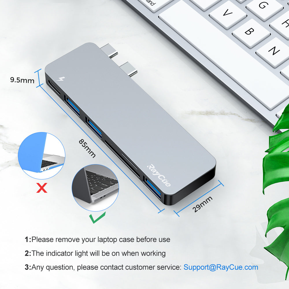 USB C Hub,Adaptateur for MacBook Air M1/M2 MacBook Pro 2021/ 2020/ 2019/  2018, 7