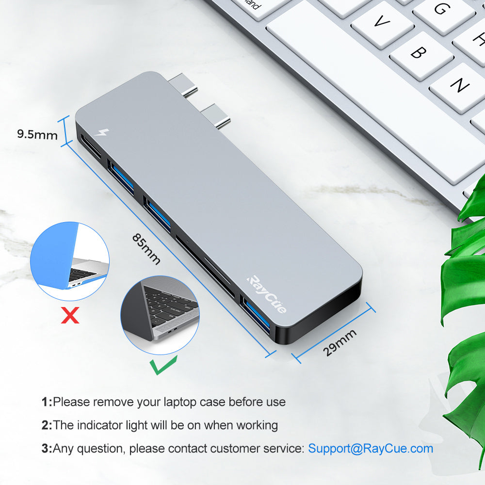 USB C Hub Adapter for MacBook Pro/Air