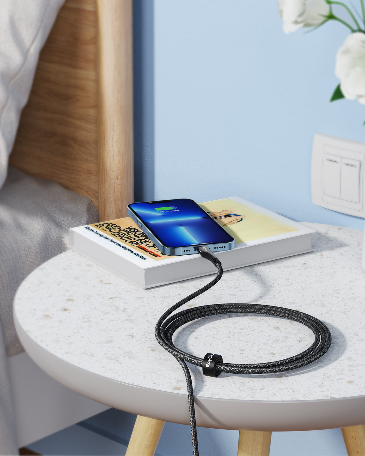 [MFI Certified] RayCue BlitzLink Blade Series 1.2M MFi USB-C to Lightning Cable