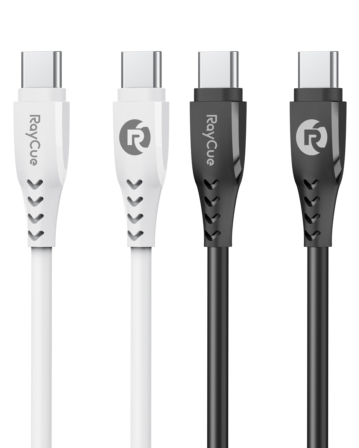RayCue BlitzLink Flexo 1.2M PVC USB-C to C Cable for Smartphones and Tablets