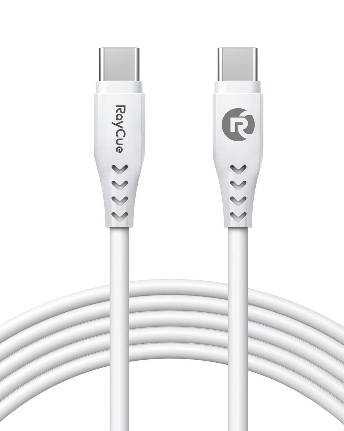 RayCue BlitzLink Flexo 1.2M PVC USB-C to C Cable for Smartphones and Tablets