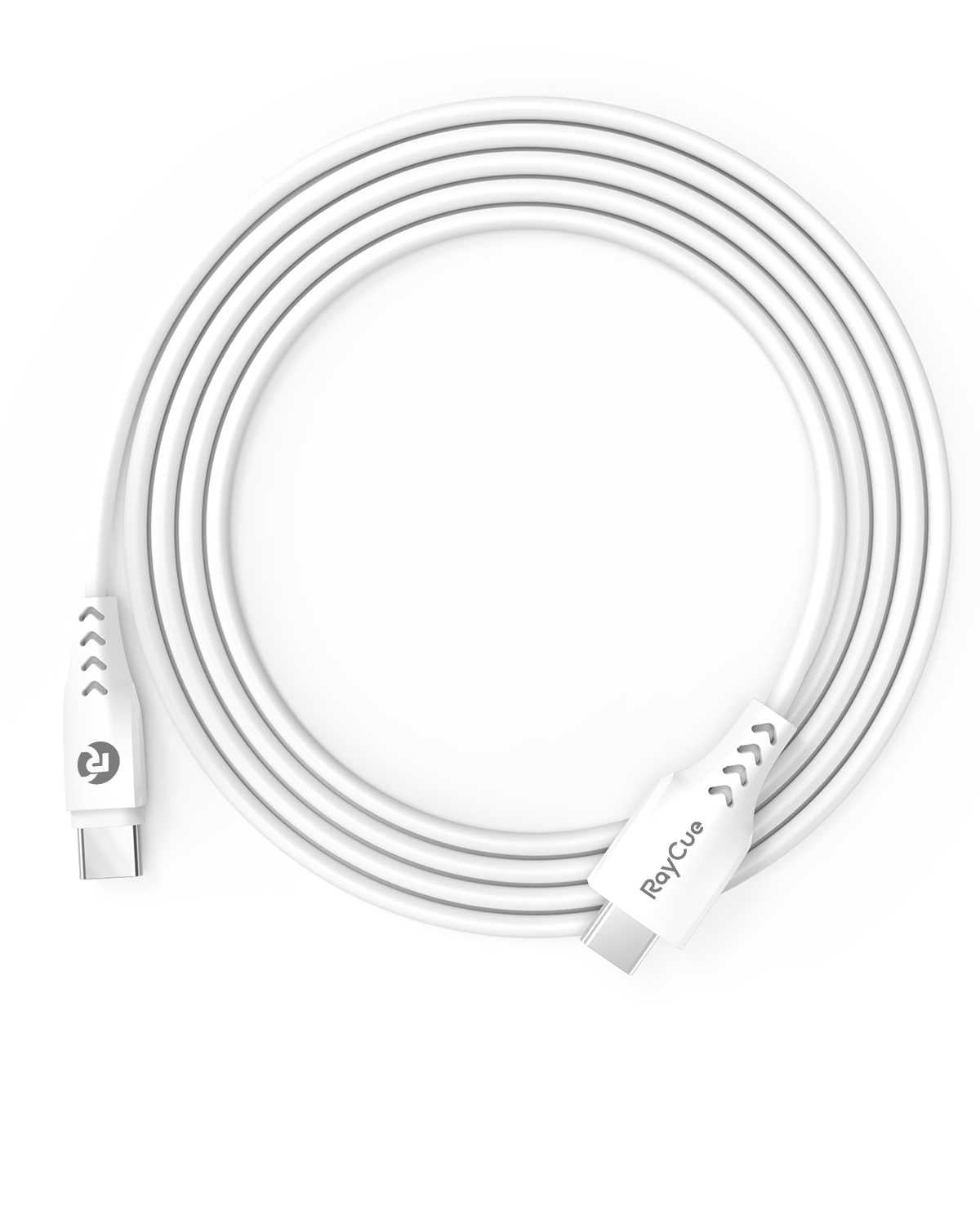 RayCue BlitzLink Flexo 1.2M PVC USB-C to C Cable for Smartphones and Tablets